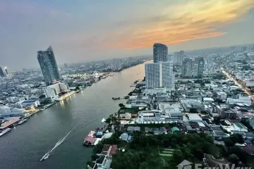 2 Bedroom Condo for rent in Chapter Charoennakhorn-Riverside, Bang Lamphu Lang, Bangkok near BTS Krung Thon Buri