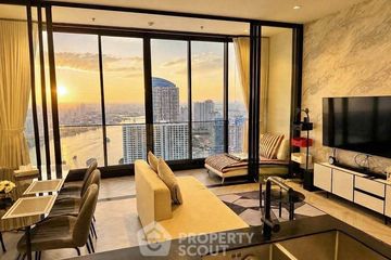 2 Bedroom Condo for rent in Chapter Charoennakhorn-Riverside, Bang Lamphu Lang, Bangkok near BTS Krung Thon Buri