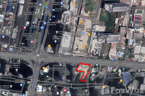 Land for sale in Huai Khwang, Bangkok near MRT Phra Ram 9