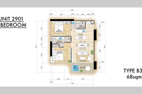 2 Bedroom Condo for sale in The Riviera Monaco, Na Jomtien, Chonburi