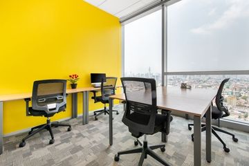 Office for rent in AIA Capital Center, Din Daeng, Bangkok near MRT Thailand Cultural Centre