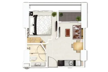 1 Bedroom Condo for sale in Marina Golden Bay, Nong Prue, Chonburi