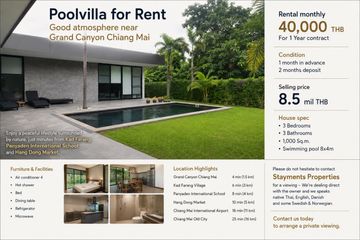 3 Bedroom Villa for Sale or Rent in Nam Phrae, Chiang Mai