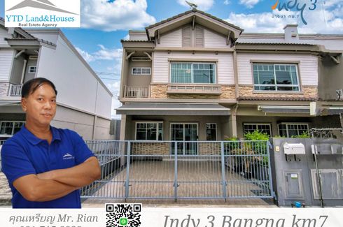 3 Bedroom Townhouse for rent in indy 3 Bangna-km.7, Bang Kaeo, Samut Prakan