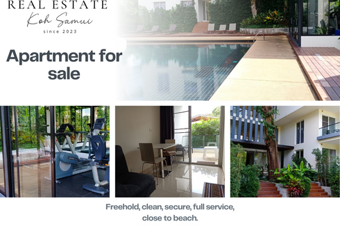 1 Bedroom Apartment for sale in The Bleu Condo Chaweng, Bo Phut, Surat Thani