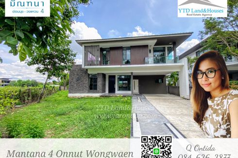 4 Bedroom House for sale in Manthana Onnut - Wongwaen 4, Dokmai, Bangkok