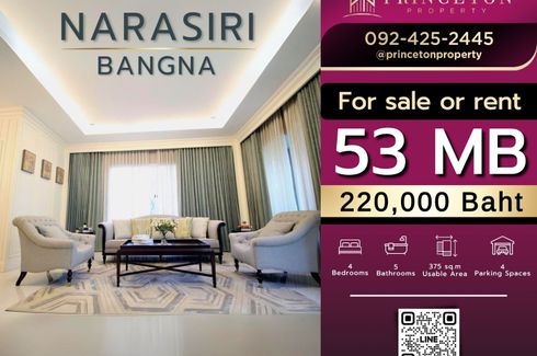 4 Bedroom House for Sale or Rent in narasiri bangna, Bang Phli Yai, Samut Prakan
