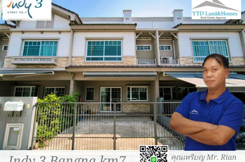 3 Bedroom Townhouse for rent in indy 3 Bangna-km.7, Bang Kaeo, Samut Prakan