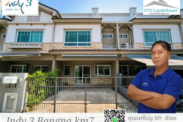 3 Bedroom Townhouse for rent in indy 3 Bangna-km.7, Bang Kaeo, Samut Prakan