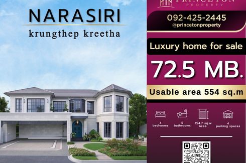 4 Bedroom House for sale in Narasiri Krungthepkreetha, Hua Mak, Bangkok