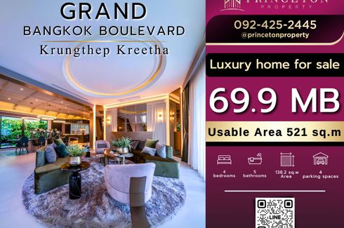 4 Bedroom House for sale in Grand Bangkok Boulevard Krungthepkritha, Khlong Sam Prawet, Bangkok