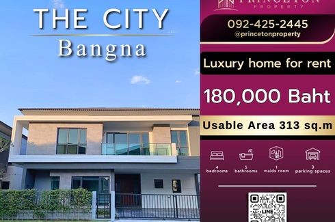 4 Bedroom House for Sale or Rent in The City Bangna, Bang Kaeo, Samut Prakan