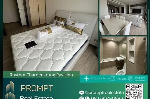 2 Bedroom Condo for rent in RHYTHM Charoenkrung Pavillion, Wat Phraya Krai, Bangkok near BTS Saphan Taksin