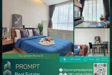 1 Bedroom Condo for rent in T.C. Green, Huai Khwang, Bangkok near MRT Phetchaburi