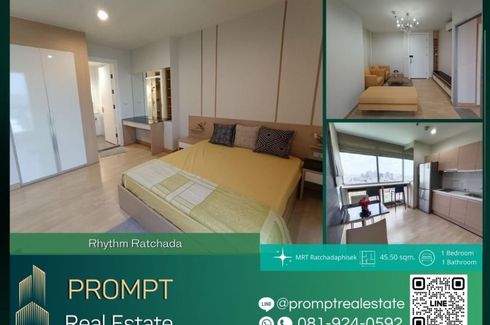 1 Bedroom Condo for rent in Rhythm Ratchada, Sam Sen Nok, Bangkok near MRT Ratchadaphisek