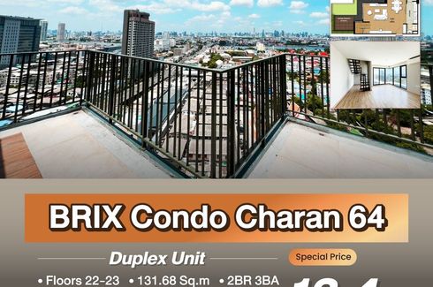 2 Bedroom Condo for sale in Brix Condominium, Bang Yi Khan, Bangkok near MRT Sirindhorn