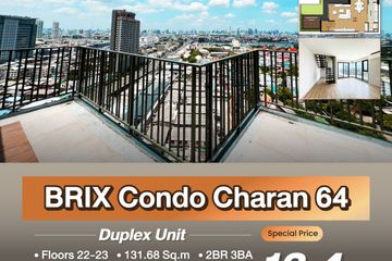 2 Bedroom Condo for sale in Brix Condominium, Bang Yi Khan, Bangkok near MRT Sirindhorn