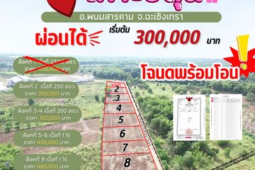 Land for sale in Ko Khanun, Chachoengsao
