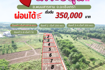 Land for sale in Ko Khanun, Chachoengsao