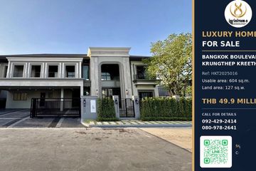 5 Bedroom House for sale in Grand Bangkok Boulevard Krungthepkritha, Khlong Sam Prawet, Bangkok