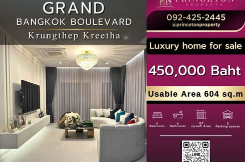 5 Bedroom House for rent in Grand Bangkok Boulevard Krungthepkritha, Khlong Sam Prawet, Bangkok