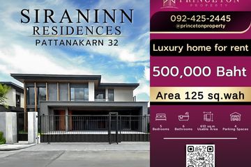5 Bedroom House for rent in SIRANINN Residences, Suan Luang, Bangkok