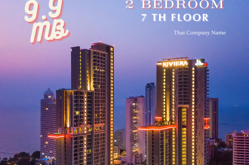 2 Bedroom Condo for sale in The Riviera Wongamat, Na Kluea, Chonburi