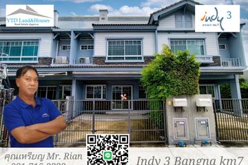 3 Bedroom Townhouse for Sale or Rent in indy 3 Bangna-km.7, Bang Kaeo, Samut Prakan