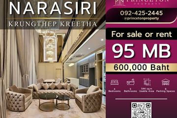 4 Bedroom House for Sale or Rent in Narasiri Krungthepkreetha, Hua Mak, Bangkok