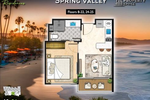 1 Bedroom Condo for sale in The Riviera California, Nong Prue, Chonburi