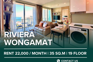 1 Bedroom Condo for rent in The Riviera Wongamat, Na Kluea, Chonburi