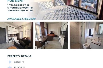 1 Bedroom Condo for rent in The Line sukhumvit 101, Bang Chak, Bangkok near BTS Punnawithi