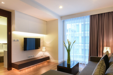 2 Bedroom Serviced Apartment for rent in Silom, Bangkok near BTS Surasak