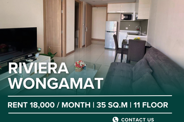 1 Bedroom Condo for rent in The Riviera Wongamat, Na Kluea, Chonburi