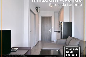 1 Bedroom Condo for rent in Whizdom Avenue Ratchada - Ladprao, Chom Phon, Bangkok near MRT Lat Phrao