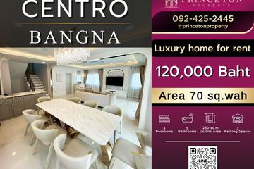 4 Bedroom House for rent in Centro Bangna, Bang Kaeo, Samut Prakan