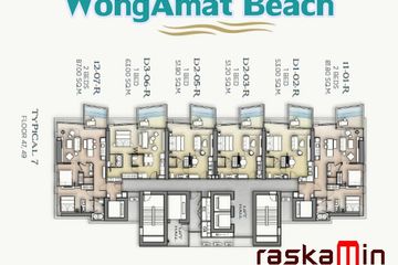 2 Bedroom Condo for sale in Arom Wongamat, Na Kluea, Chonburi