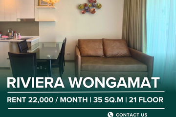 1 Bedroom Condo for rent in The Riviera Wongamat, Na Kluea, Chonburi