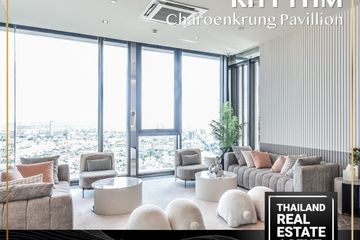 3 Bedroom Condo for rent in RHYTHM Charoenkrung Pavillion, Wat Phraya Krai, Bangkok near BTS Saphan Taksin