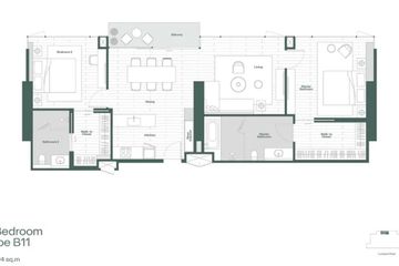 2 Bedroom Condo for sale in Dusit Central Park, Silom, Bangkok near MRT Silom