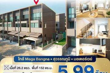 3 Bedroom House for sale in Baan Klang Muang Bangna-Wongwaen, Bang Chalong, Samut Prakan