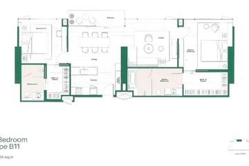 2 Bedroom Condo for sale in Dusit Central Park, Silom, Bangkok near MRT Silom