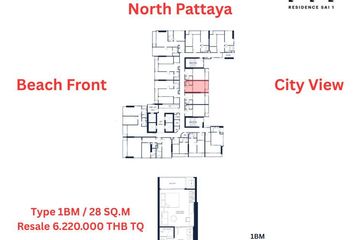 1 Bedroom Condo for sale in PTY Residence Sai 1, Nong Prue, Chonburi