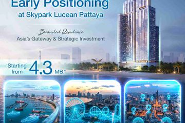 1 Bedroom Apartment for sale in SKYPARK Lucean Jomtien Pattaya, Nong Prue, Chonburi