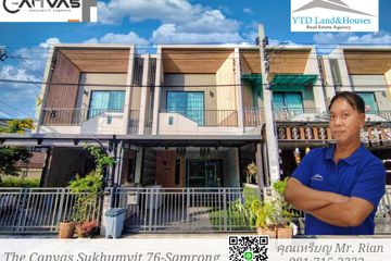 4 Bedroom Townhouse for Sale or Rent in The Canvas Sukhumvit- Samrong, Samrong, Samut Prakan near BTS Samrong