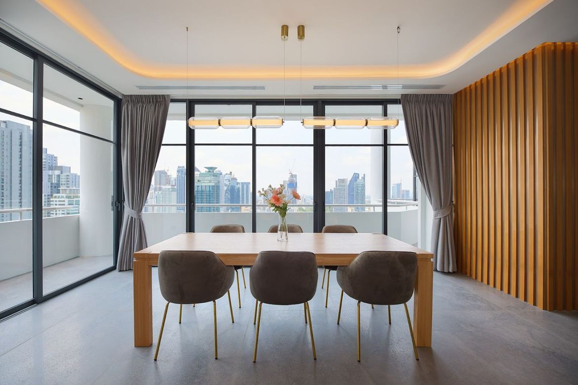 Bauhaus-Inspired Duplex Penthouse with Private Garden at Waterford Park 53