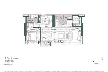 2 Bedroom Condo for sale in Dusit Central Park, Silom, Bangkok near MRT Silom