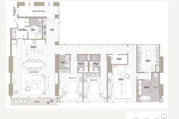 3 Bedroom Condo for sale in Dusit Central Park, Silom, Bangkok near MRT Silom