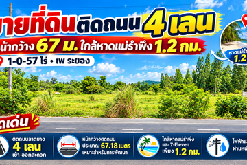 Land for sale in Phe, Rayong