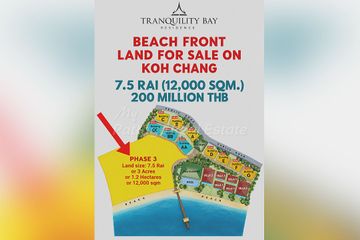 Land for sale in Tranquility Bay Residence, Ko Chang Tai, Trat